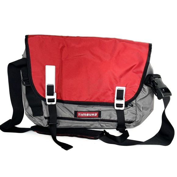 TIMBUK2 CommandMessenger Bag Large Red Gray